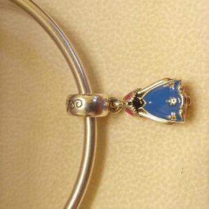 Pandora Disney Frozen Anna's Orchid Dress Dangle Charm